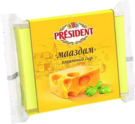 Պանիր հալած  «President Мааздам» 150գ
