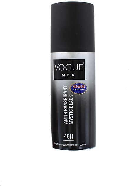 Antiperspirant spray "Vogue Men Mystic Black" 150ml