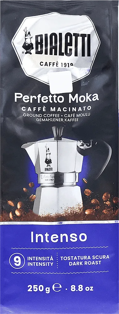 Ground coffee "Bialetti Perfetto Moka Intenso" 250g
