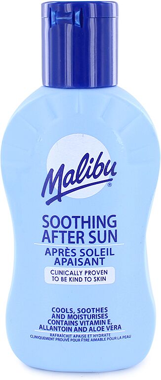 Бронзирующее солнцезащитное лосьон "Malibu Soothing After Sun" 100мл