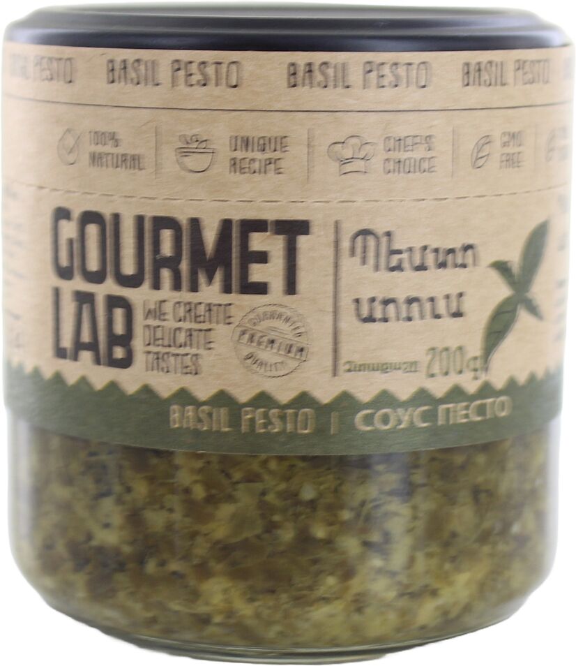 Pesto sauce "Gourmet LAB" 200g