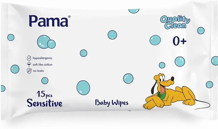 Baby wet wipes "Pama" 15 pcs
