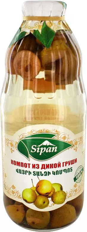 Pear compote "Sipan" 1l 
