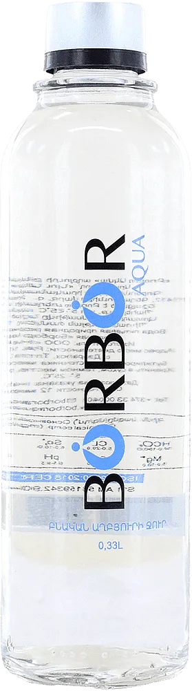 Spring water "Borbor Aqua" 0.33l
