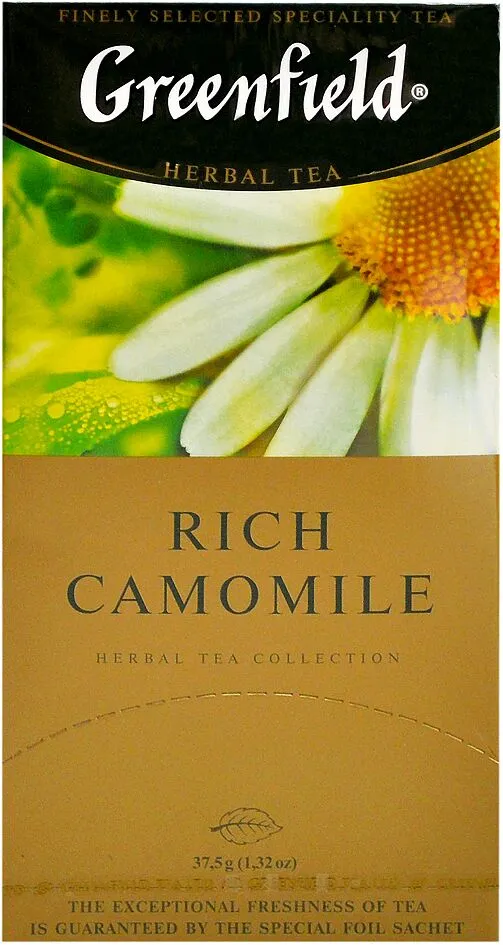 Herbal tea "Greenfield Rich Camomile" 25*1.5g