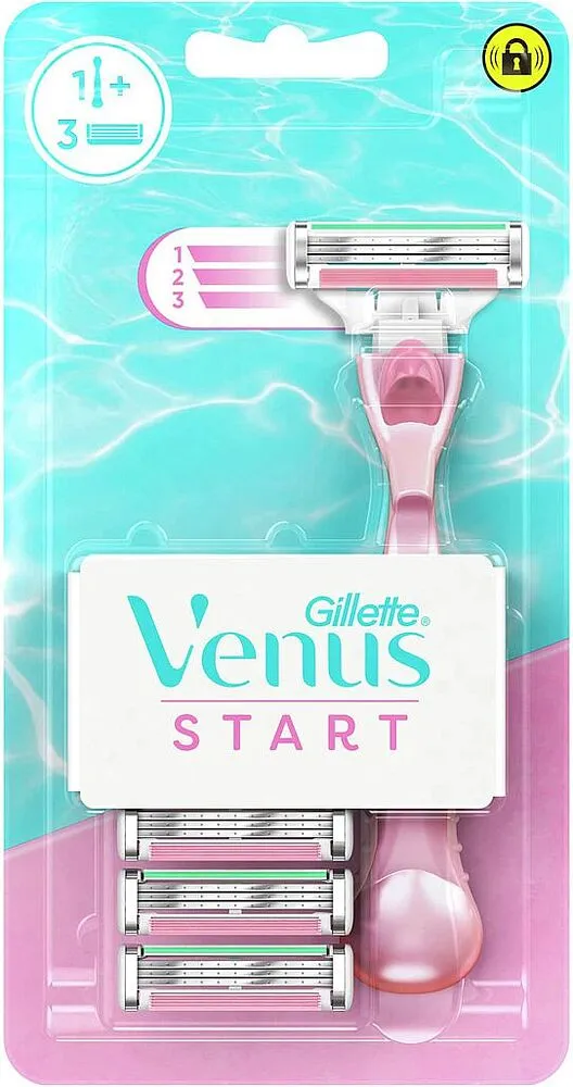 Razor system "Gillette Venus start" 1pc
