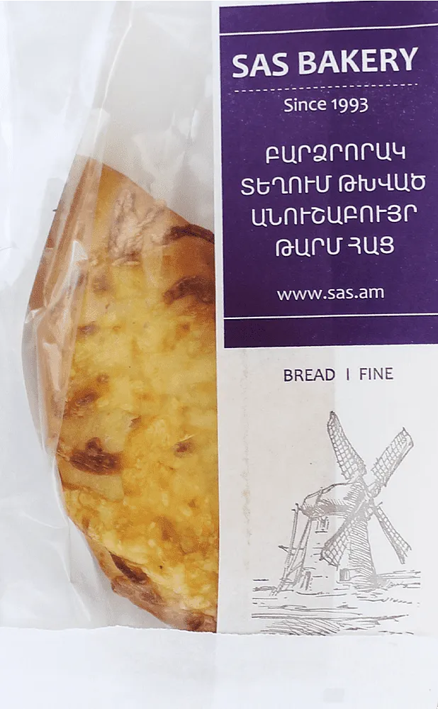 Bread with cheese "Sas Bakery" 4 pcs.
