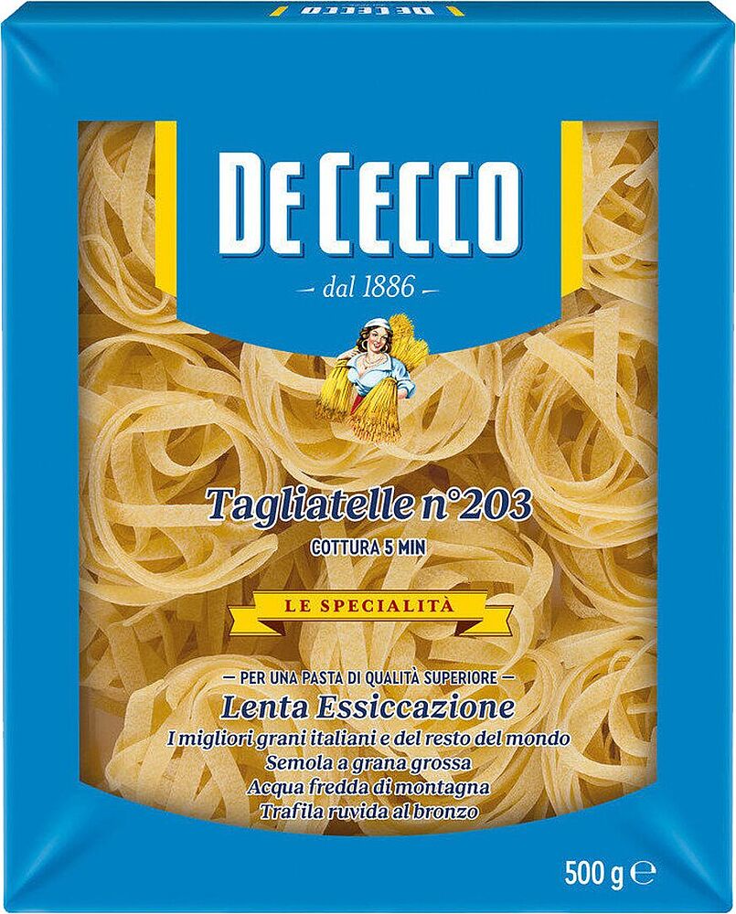 Pasta "De Cecco Tagliatelle №203" 500g
