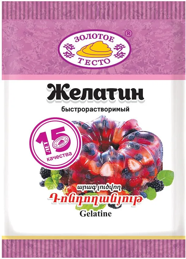 Gelatin "Zolotoe Testo" 10g 