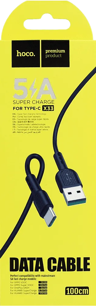 USB cable "Hoco X33 5A Type-C"
