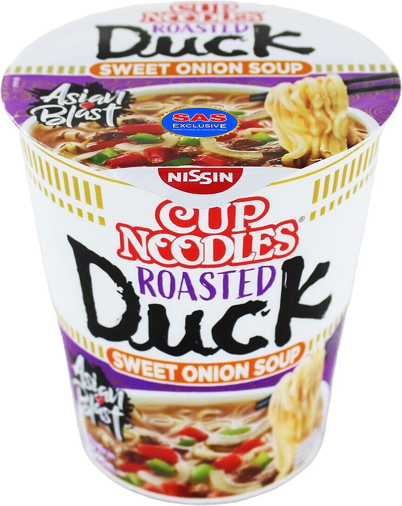 Noodles "Nissin" 65g Duck & Onion