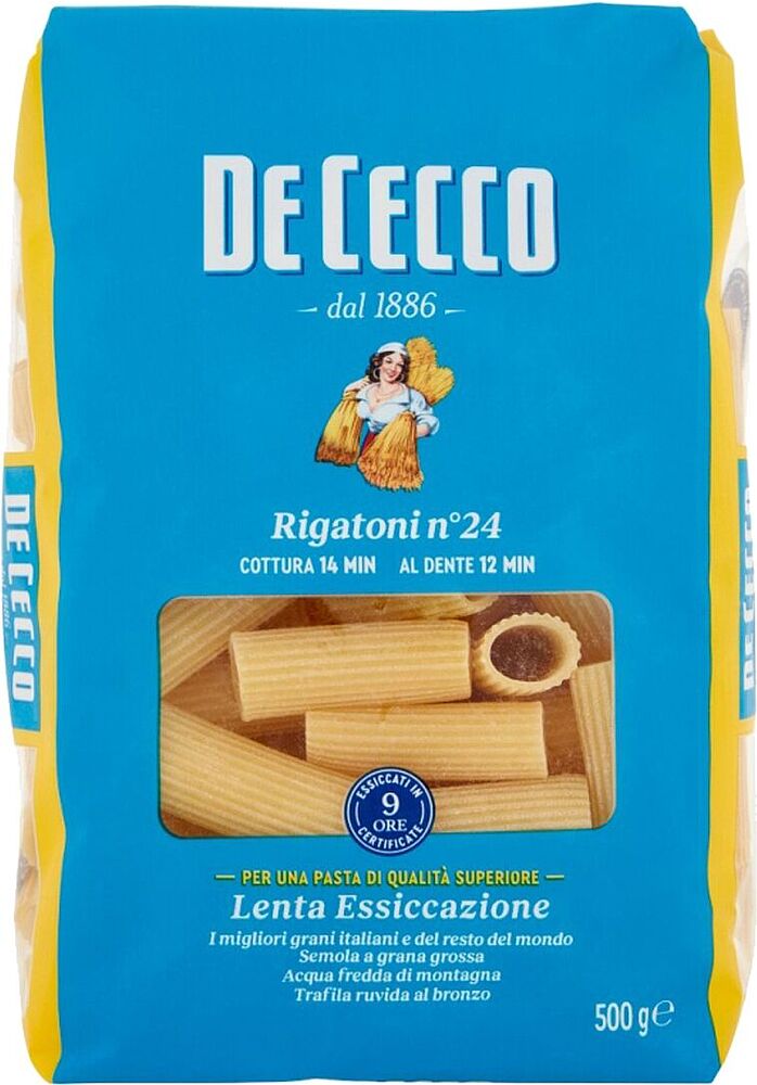 Մակարոն «De Cecco Rigatoni №24» 500գ