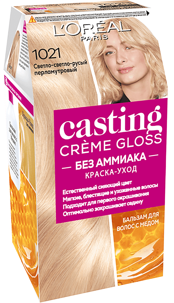 Hair dye "L'Oreal Paris Casting Crème Gloss" №1021