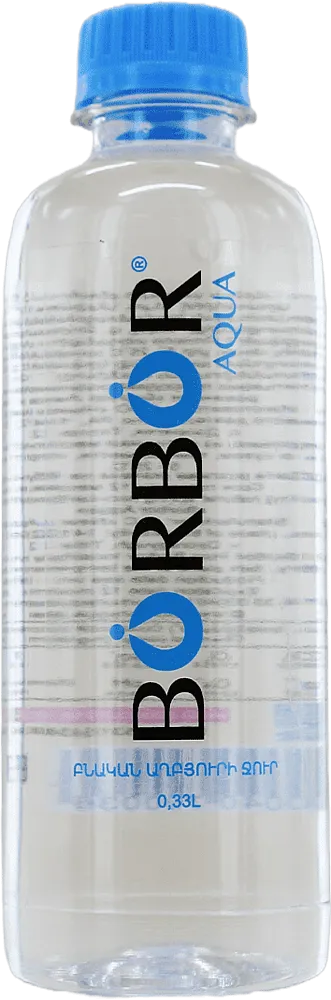 Spring water "Borbor" 0.33l
