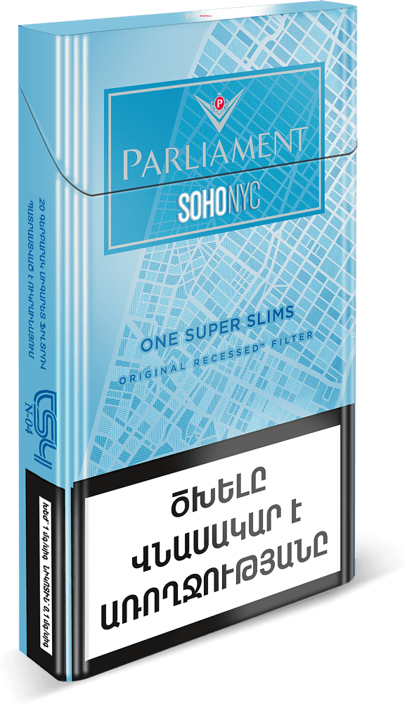 Ծխախոտ «Parliament Soho Nyc One Super Slims»
