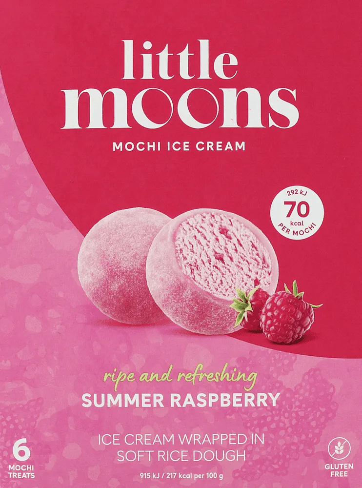 Mochi raspberry ice cream "Little Moons Summer Raspberry" 6*32g