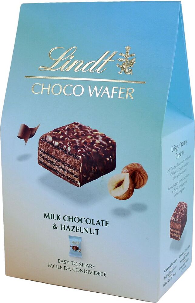 Վաֆլի շոկոլադապատ «Lindt Choco Wafer» 135գ

