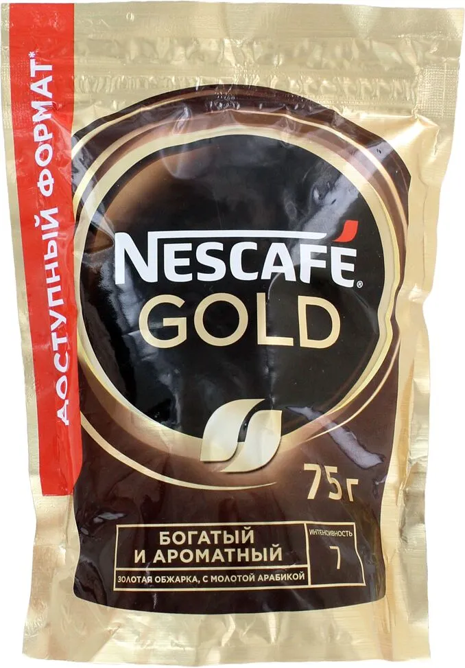 Instant coffee "Nescafe Gold" 75g
