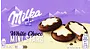 Cookies with milk filling & white chocolate "Milka White Choco Mini Stars" 150g