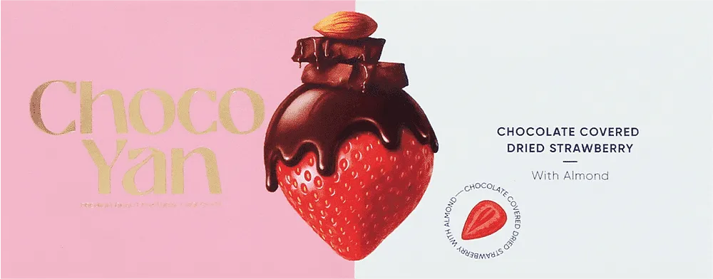 Dried strawberry in chocolate "ChocoYan" 230g±7g
