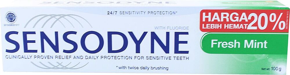 Toothpaste "Sensodyne Fresh mint" 100g