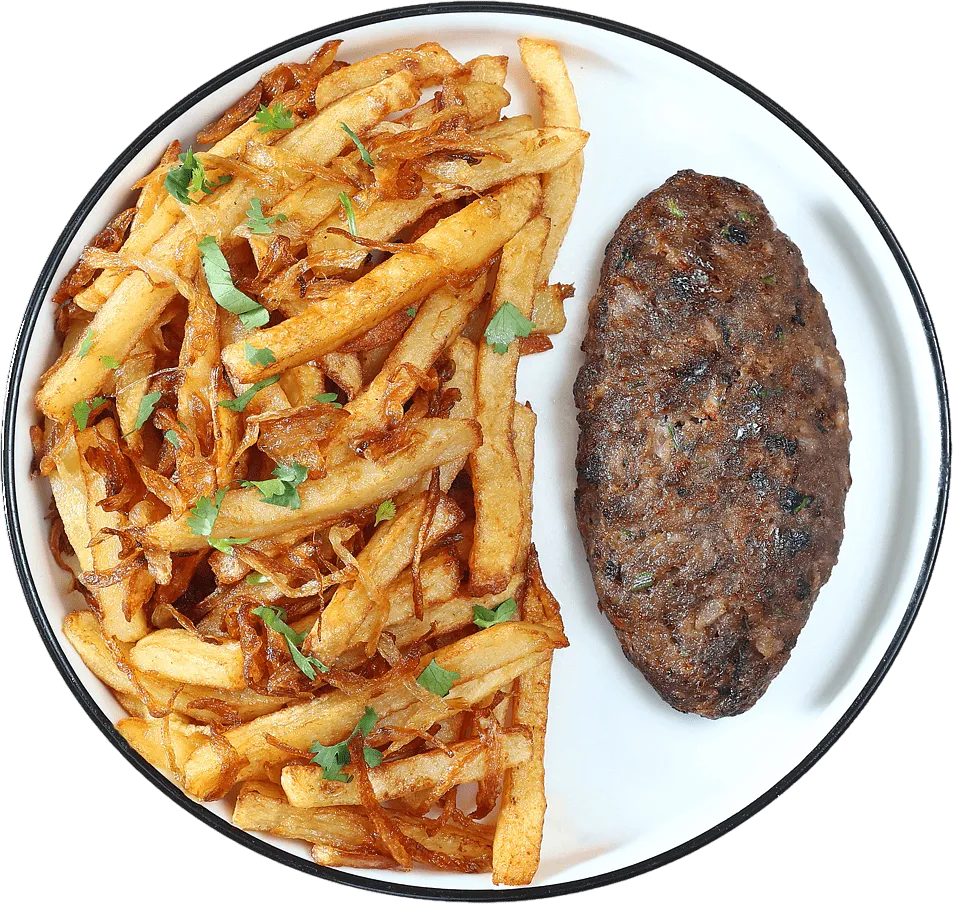 Combo 15 fried potatoes + homemade cutlet
