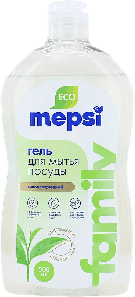 Dishwashing liquid "Mepsi Eco" 500ml
