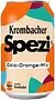 Refreshing carbonated cola & orange flavored drink "Krombacher Spezi" 330ml Cola Orange