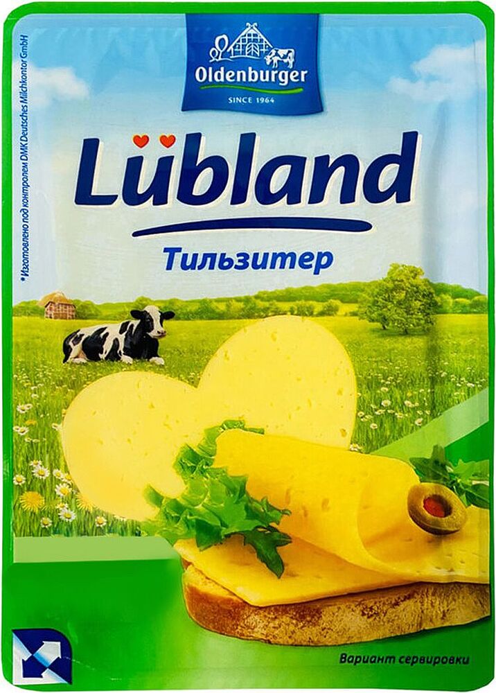 Sliced tilsiter cheese "Oldenburger Lubland" 125g
