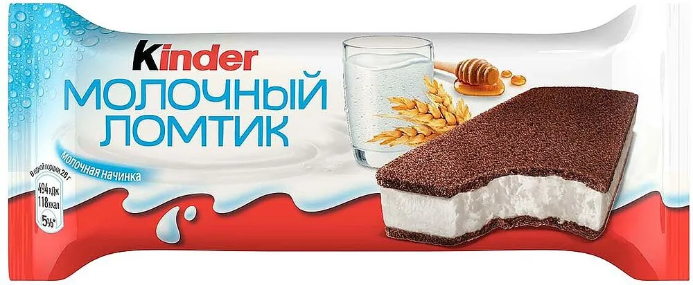 Cold milk desserts "Kinder Milch-Schnitte" 28g