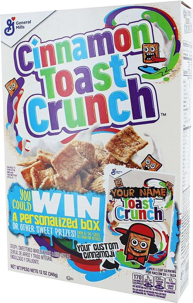 Ready breakfast "Cinnamon Toast Crunch" 340g