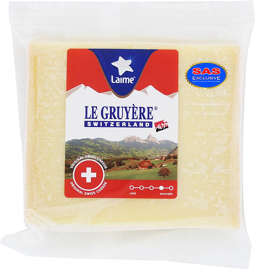 Hard cheese "Laime Le Gruyere" 150g
