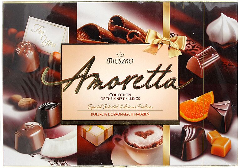 Chocolate candies collection "Mieszko Amoretta" 324g