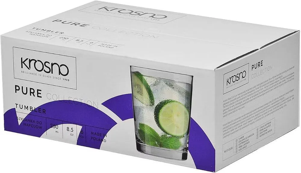 Стакан "Krosno Pure" 6 шт