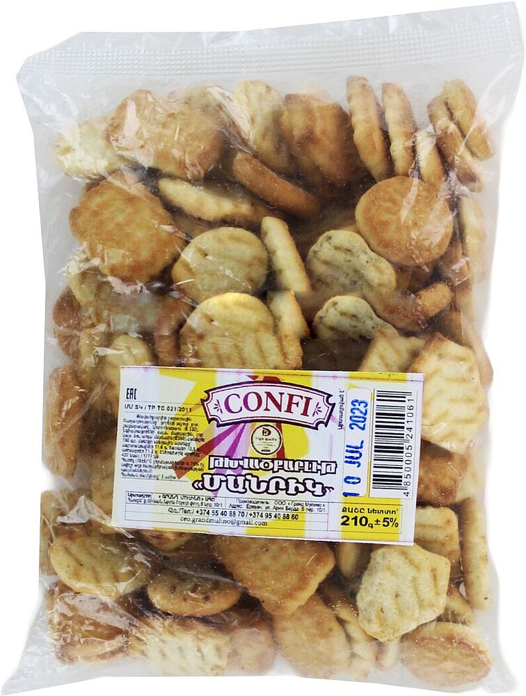 Cookies "Confi Manrik" 210g

