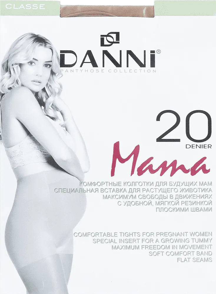 Զուգագուլպա բրոնզագույն հղիների «Danni Mama Classe 20 Den N5»
