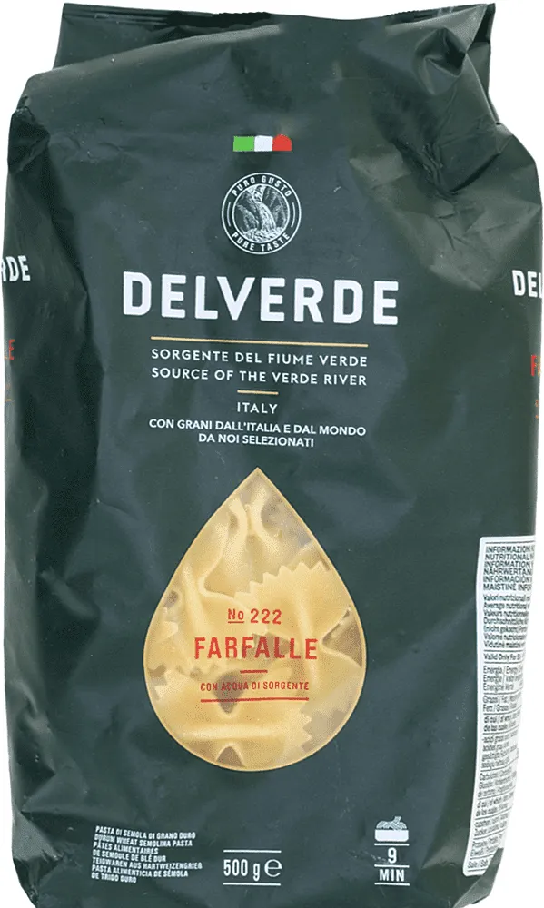 Pasta "Delverde Farfalle №222" 500g
