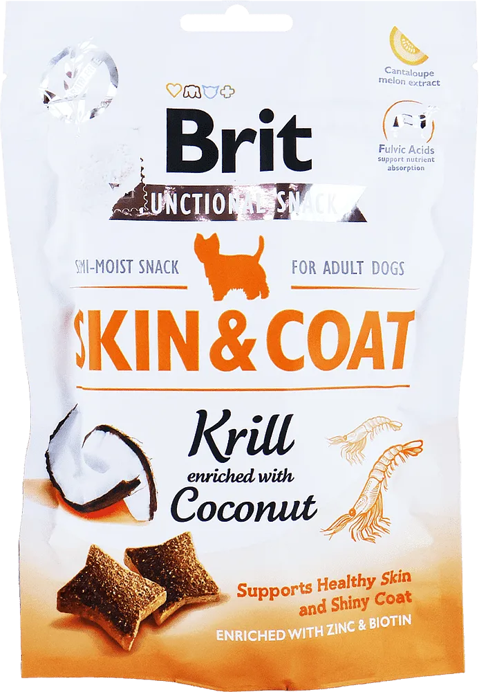 Coconut snacks for dogs "Brit Krill Coconut" 150g