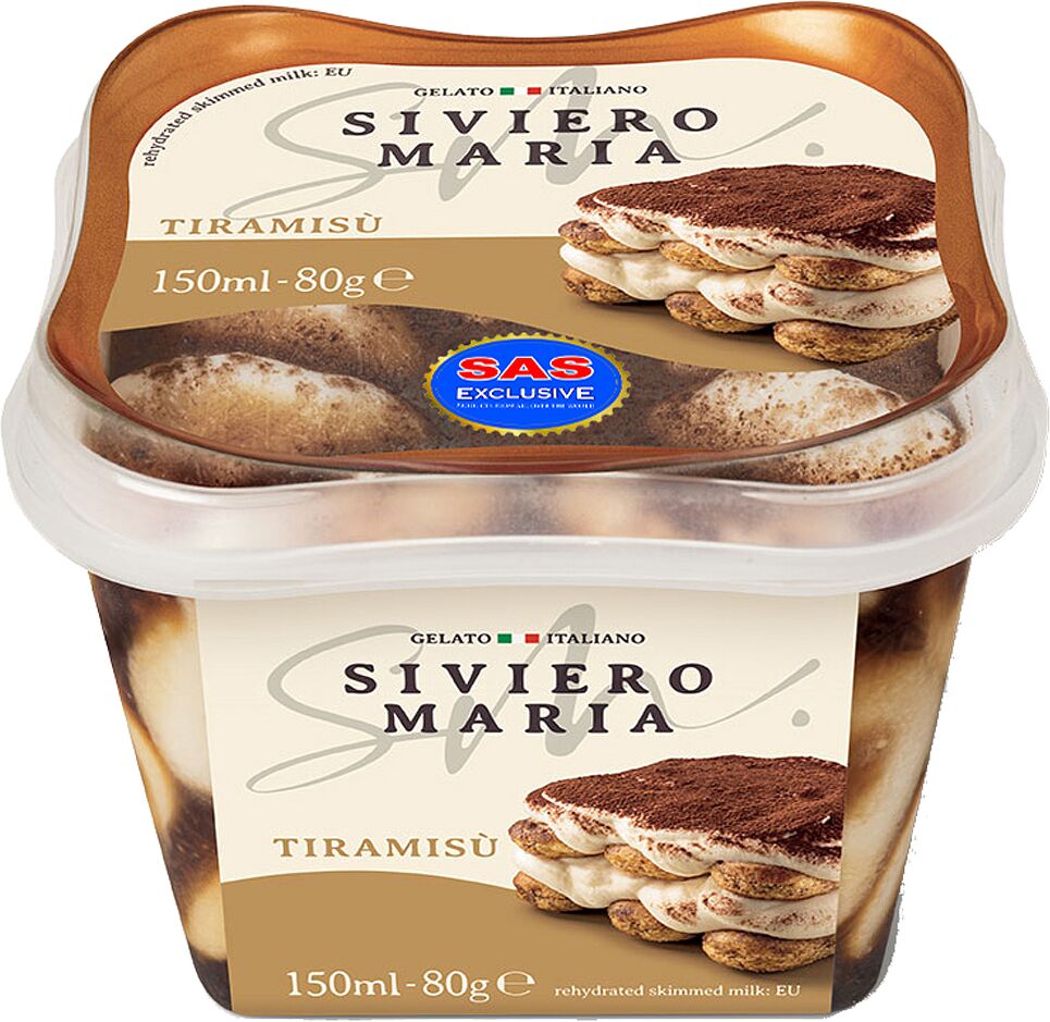 Мороженое тирамису "Siviero Maria Tiramisu" 500г  