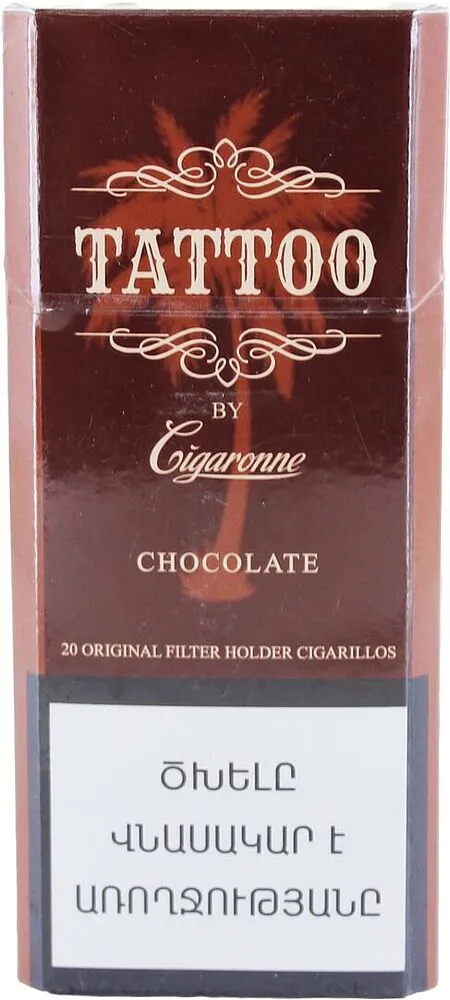 Cigarillos "Cigaronne Tattoo Superslims Chocolate"