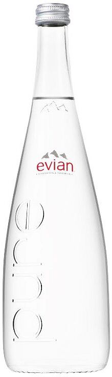 Աղբյուրի ջուր «Evian» 0.75լ