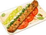 Chicken kebab with cheese & vegetables