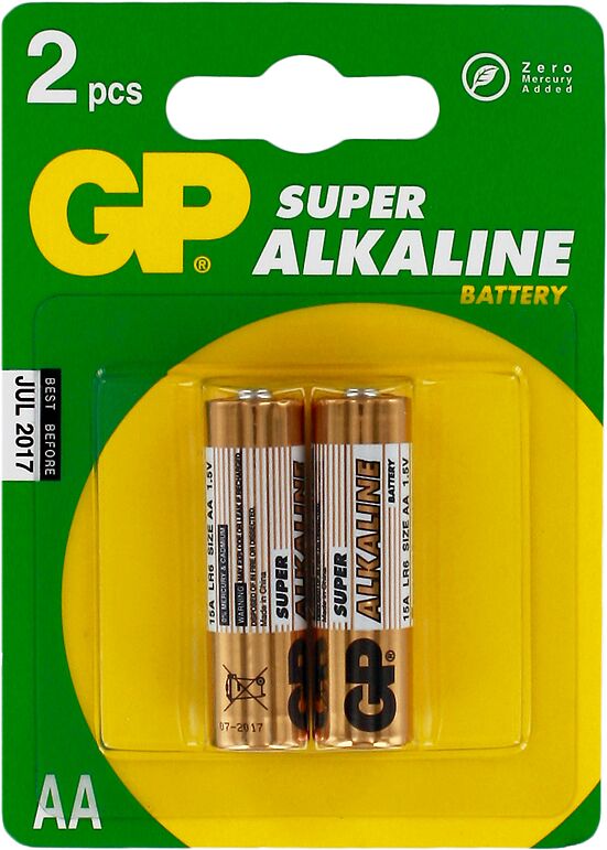 Էլեկտրական մարտկոց «GP Super AA» 2հատ