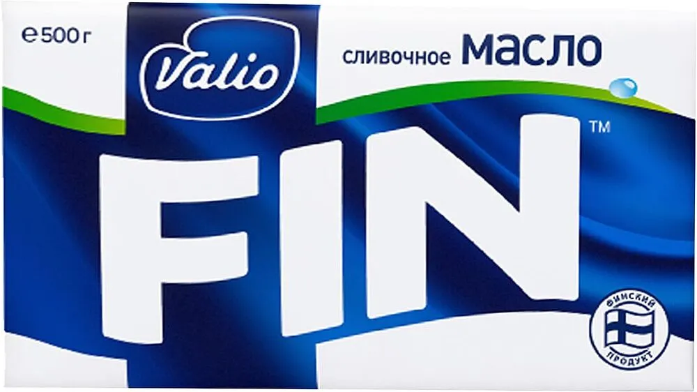 Масло сливочное "Valio Fin" 500г, жирность: 79%