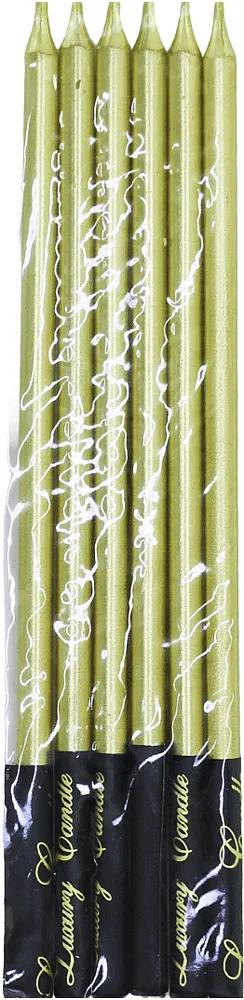 Birthday candle "Luxury Candle" 6 pcs.
