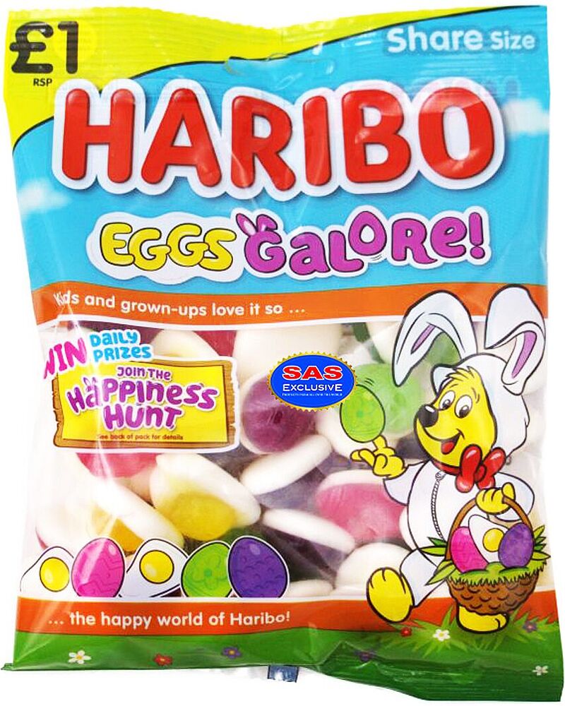 Դոնդողե կոնֆետներ «Haribo Eggs Galore» 140գ
