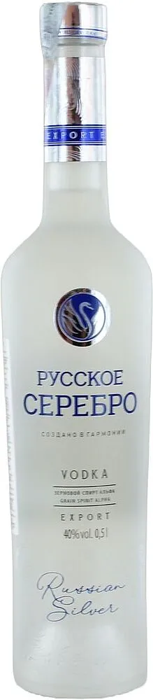 Vodka "Serebro Export" 0.5l
