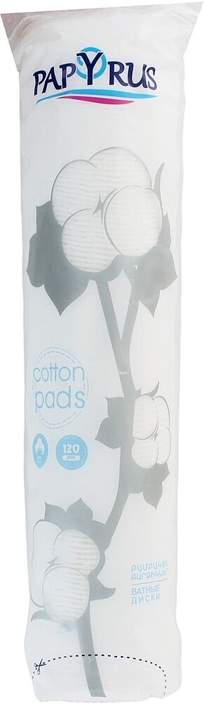 Cotton pads "Papyrus" 120 pcs