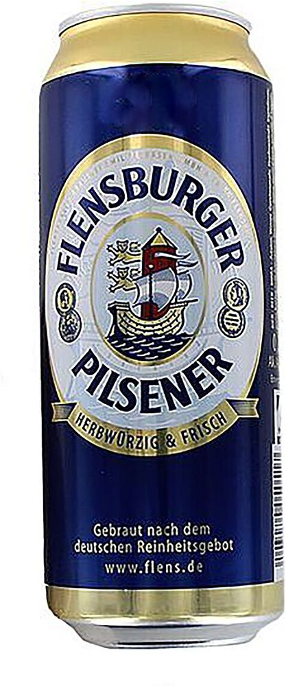 Գարեջուր «Herbwurzig & Frisch Flensburger Pilsener» 0.5լ
