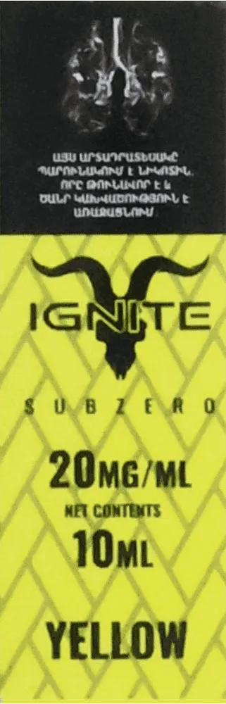 Nicotine solution "Ignite Yellow" 10ml
